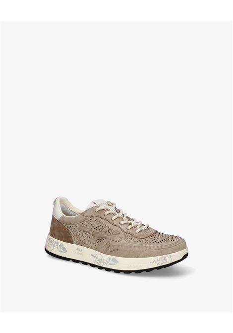 Sneakers Premiata Nous 8288 in suede traforato beige PREMIATA | Scarpe | NOUS VAR8288